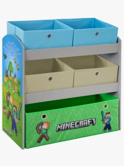 Minecraft Opbevaringsreol med Opbevaringskasser