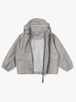MINI A TURE Julien Regnjakke, Print Vapor Gray