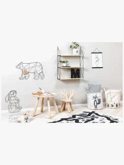 Minitude Bogstavslampe P, Sort