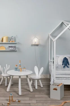 Minitude Nordic JAX Juniorseng m. Madras 70x140, Hvid