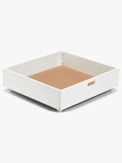 Minitude Nordic Juniorseng 70x140 Jax m. Skuffe & Madras Softi, Hvid