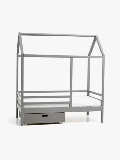 Minitude Nordic Juniorseng 70x140 Jax Inkl. Madras Softi & Skuffe, Grå