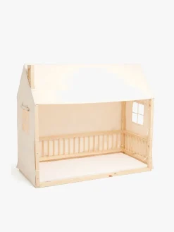 Minitude Nordic Mason Husseng 70x160 & BabyMatex Madras Soft Plus + Sengehimmel, Natur