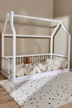 Minitude Nordic Mason Juniorseng med BabyMatex Carpathia Madras 70x160 cm