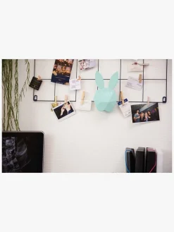 MOB Vækkeur med Natlampe Kanin, Lyseblå