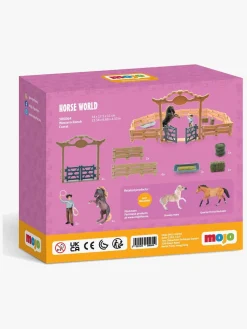 Mojo Western Ranch Corral Hestefold med Hest 14 Dele