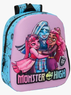 Monster High 3D Rygsæk 8,5L, Blå/Lilla