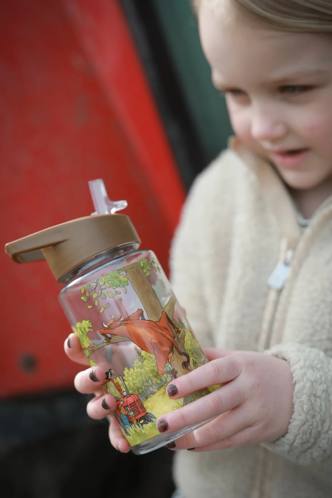 Mor Muh og Krage Drikkedunk i Plastik