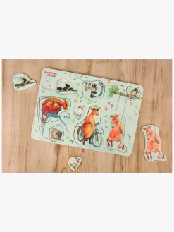 Mor Muh og Krage Knoppuslespil