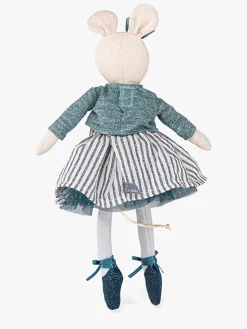 Moulin Roty  Blød Dukke Mus Charlotte 30 cm