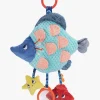 Moulin Roty Les Aventures de Paulie Aktivitetslegetøj, Blue Fish