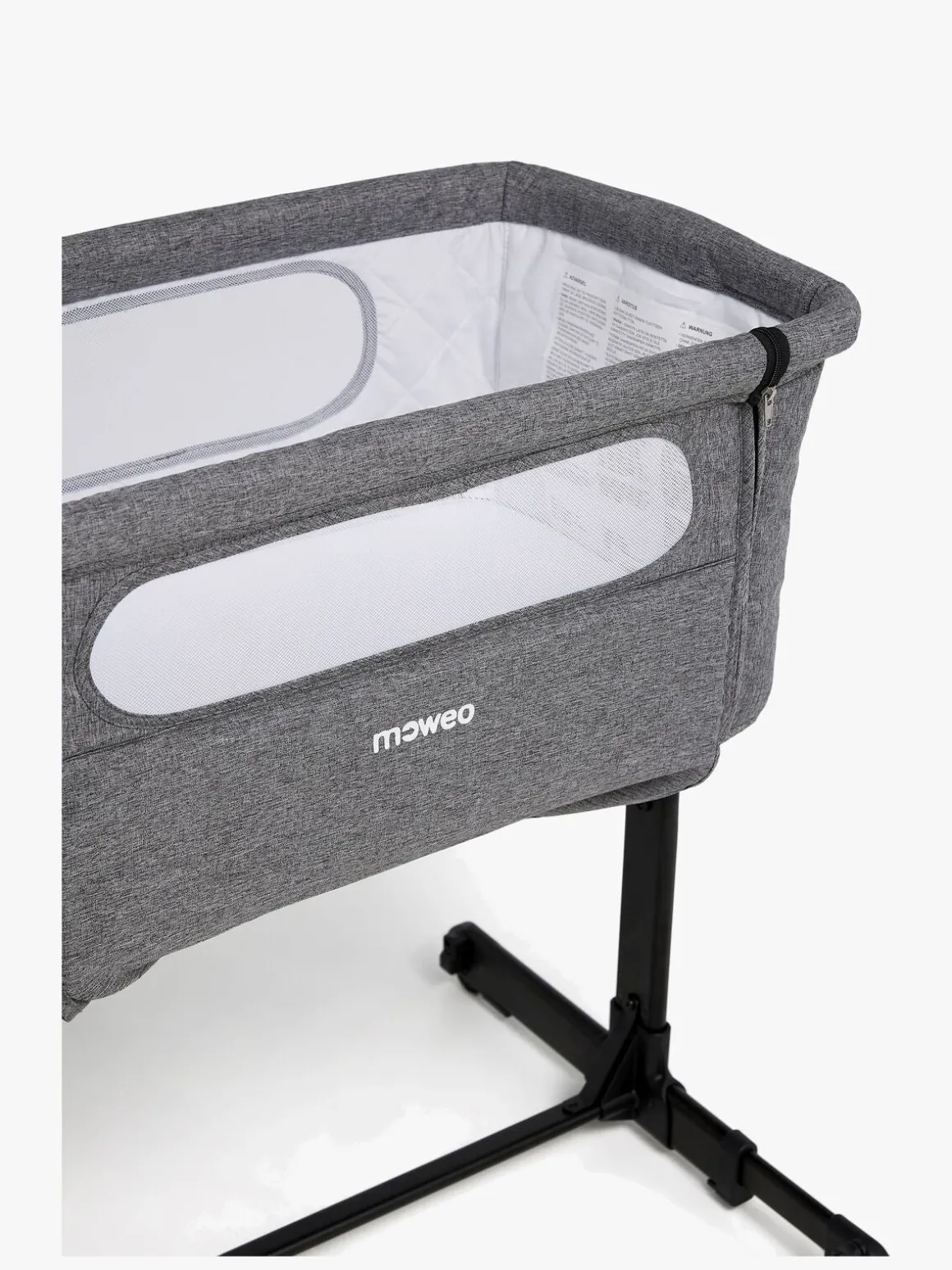 Moweo RIVER Mini Bedside Crib, Mørkegrå