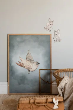 Mrs Mighetto Plakat Dear Sparrow 50x70