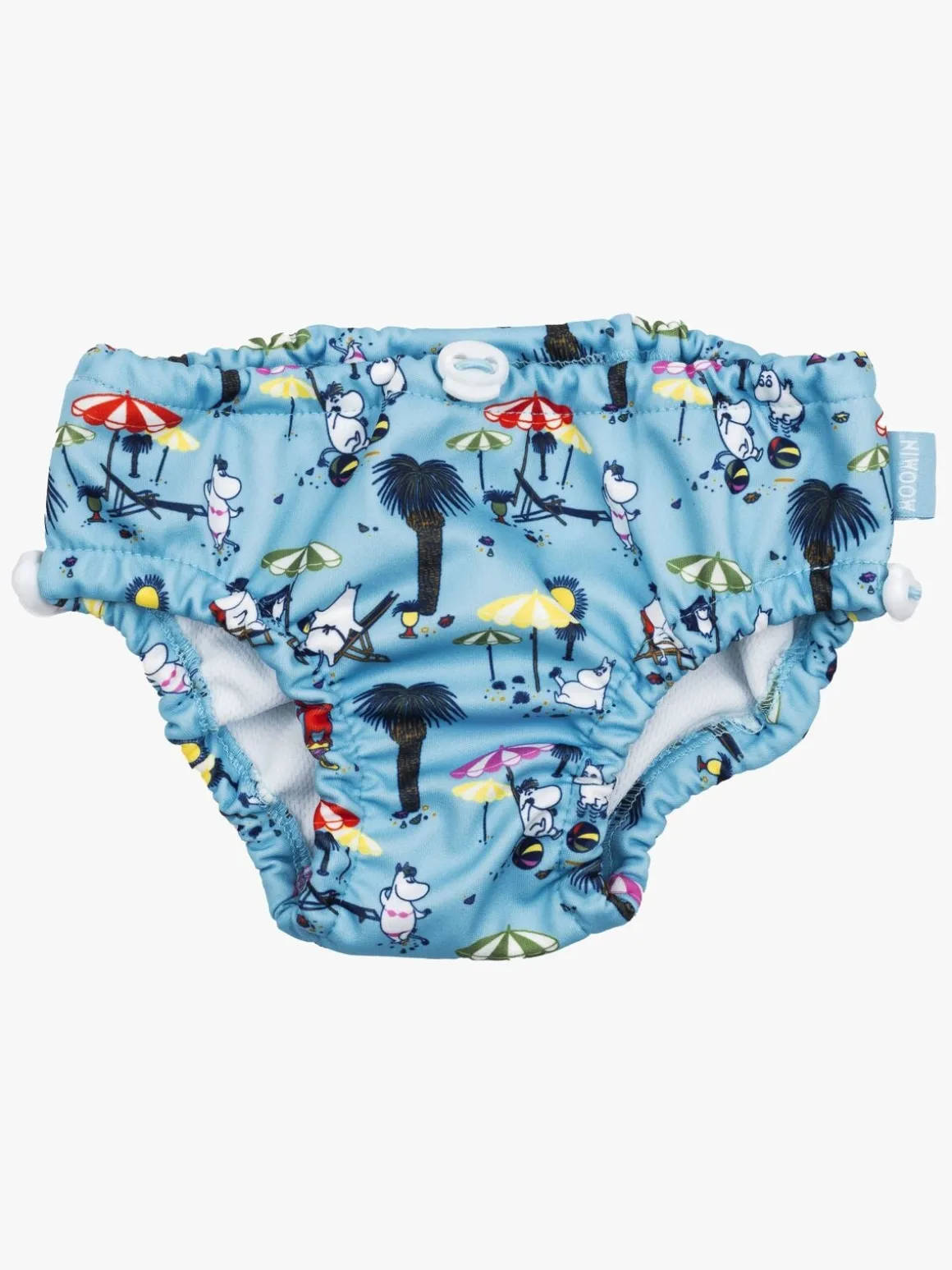 Mumitroldene UV-Sæt Badeble og Solhat, Blå