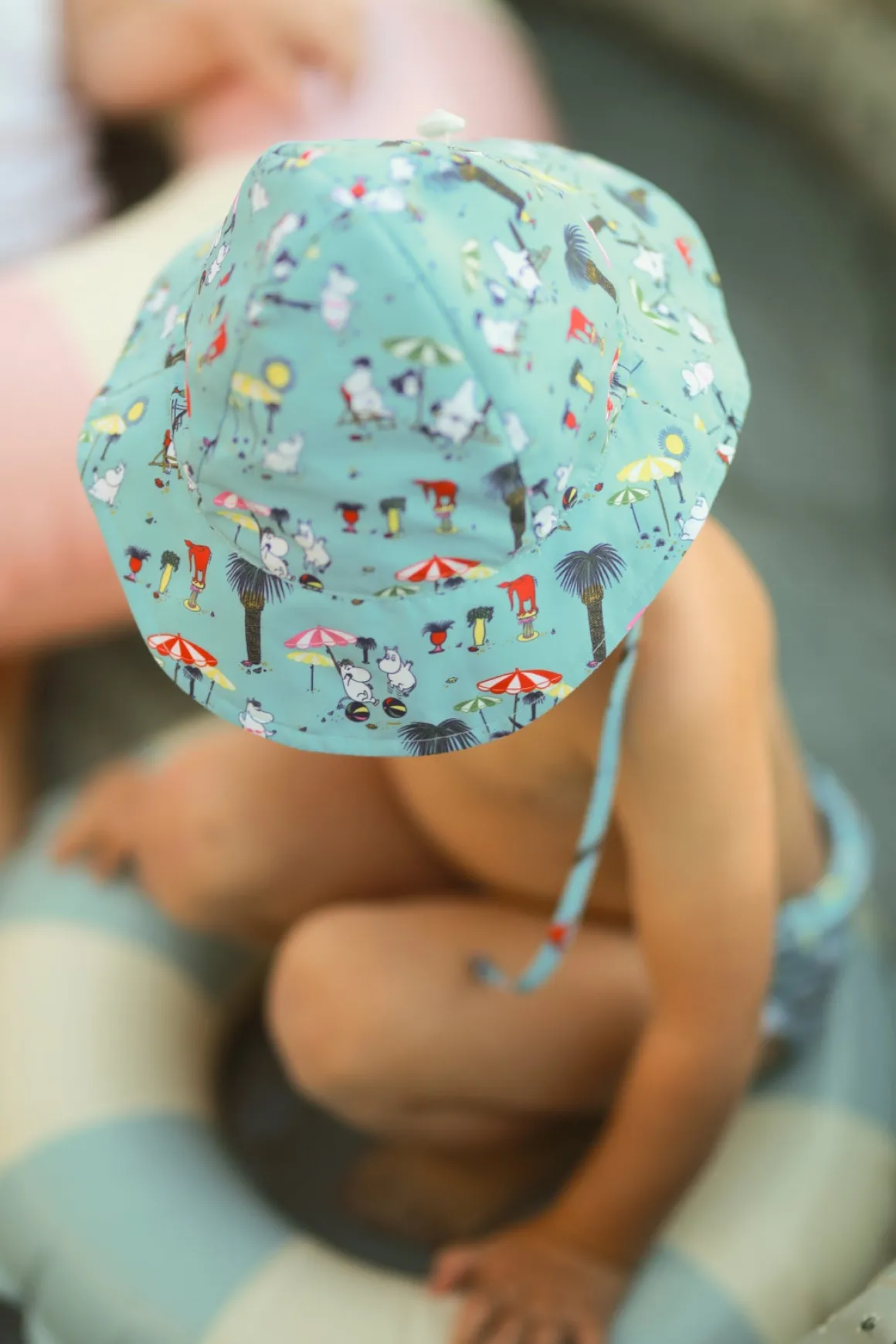 Mumitroldene UV-Sæt Badeble og Solhat, Blå