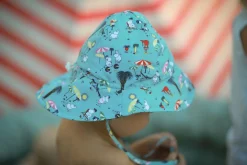 Mumitroldene UV-Sæt Badeble og Solhat, Blå