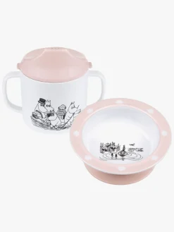 Mumitroldene Vand & Bad Spisesæt 2 Dele, Pink