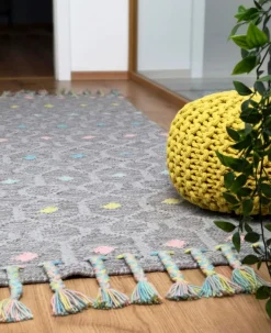 Nattiot Gulvtæppe 70x100, Grå