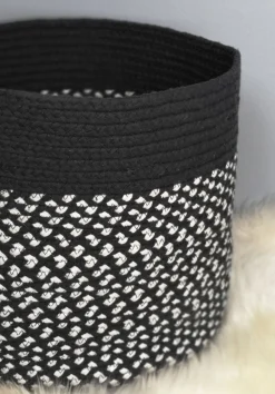 Nattiot Opbevaringskurv, Sort/Hvid