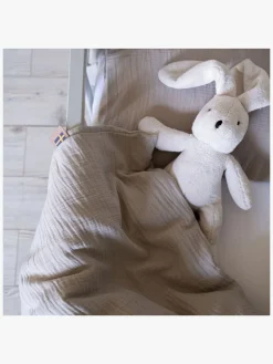 NG Baby Sengesæt Tremmeseng Musselin 100x130, Brown