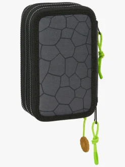 Ninja Turtles Tredelt Penalhus, Grå/Sort