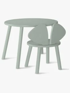 Nofred Mus Skrivebord og Stol, Olive Green