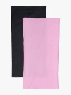 Nordbjørn Bjørli Halsedisse 2-Pak, Black/Rosebloom