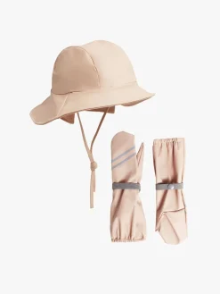 Nordbjørn Båtlandet Regnhat og Regnvanter, Pink