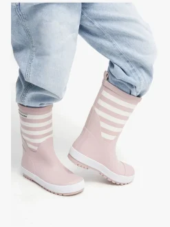 Nordbjørn Dagg Gummistøvler, Lyserød/Hvid