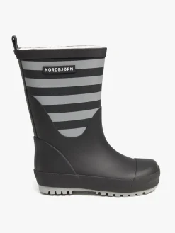 Nordbjørn Dunder Forede Gummistøvler, Grey/Black