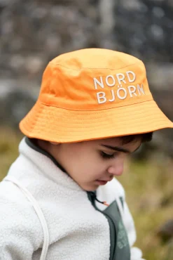 Nordbjörn Hjortnäs Bucket Hat Vendbar, Orange