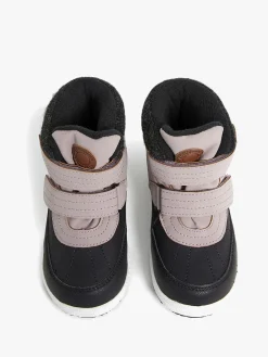 Nordbjørn Husky Vinterstøvler, Black/Old Pink