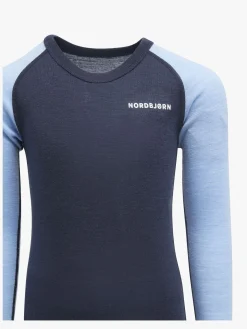 Nordbjørn Icicle Skiundertøj Merinould, Blue Nights