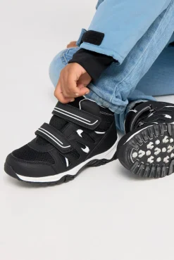 Nordbjørn Mercury Mid WP Fleece-forede Sneakers, Black/White