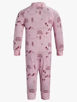 Nordbjørn Moritz Termoundertøj Heldragt Bamboo, Pink Iceberg