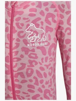 Nordbjørn Moritz Termoundertøj Heldragt Bamboo, Leo Pink
