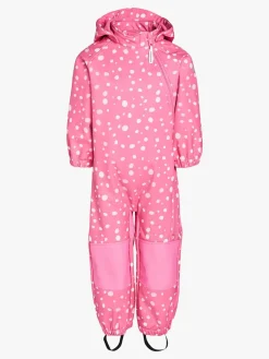 Nordbjørn Orrvik Softshell Babyflyverdragt, Aurora Pink Dit Dots