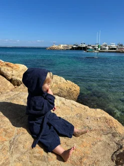 Nordbjørn Saltis Badekåbe, Navy