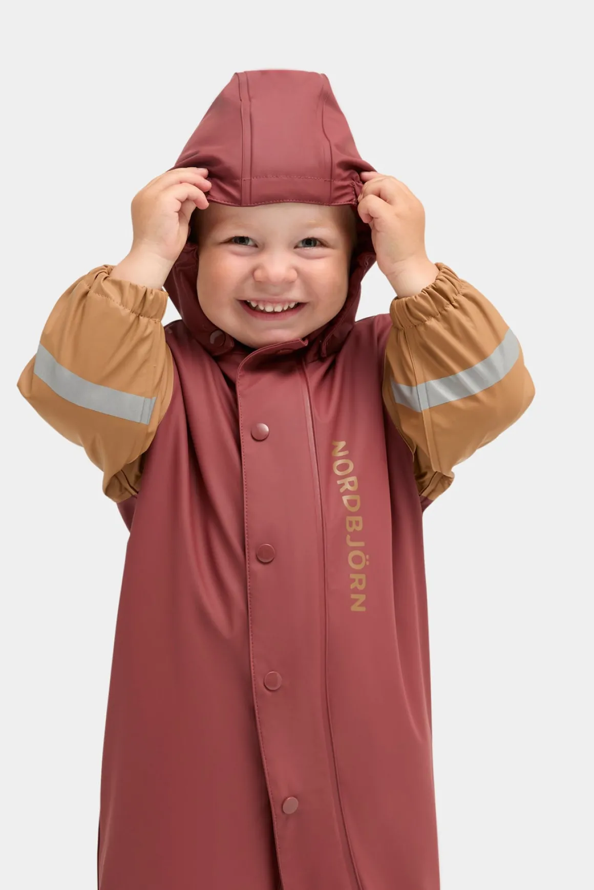 Nordbjörn Sju Strömmar Foret Regndragt, Madder Brown