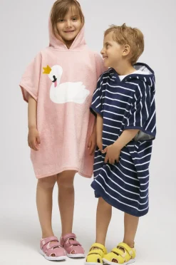 Nordbjørn Skrea Badeponcho, Navy Stripe