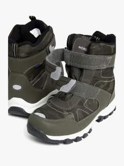 Nordbjörn Snowfall Vinterstøvler, Green Camo