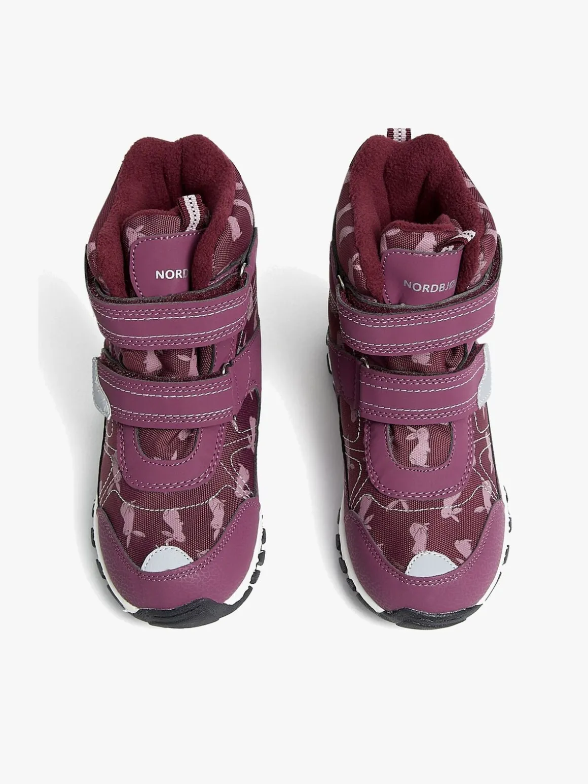 Nordbjörn Snowfall Vinterstøvler, Fuschia Rabbit