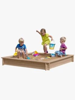 Nordic Play Sandkasse Lærketræ 150x150 cm