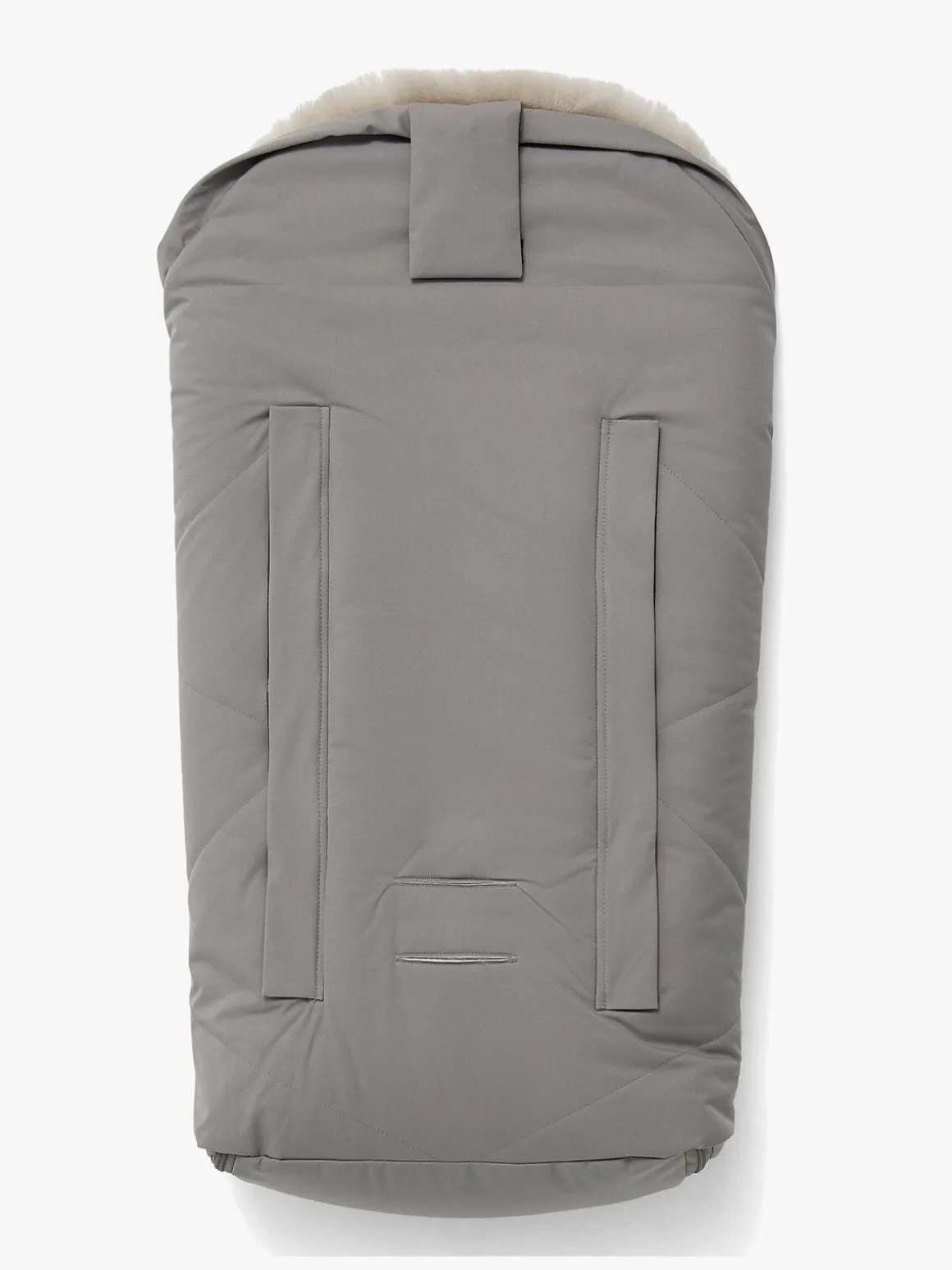 Nordlys Fenya Mini Lammeskindskørepose, Greige