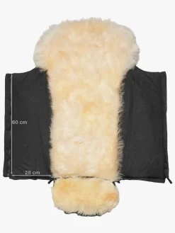 Nordlys Saga Lammeskindskørepose, Black/Grey