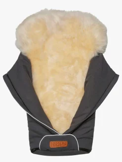 Nordlys Saga Lammeskindskørepose, Grå/Natur