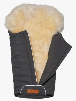 Nordlys Saga Lammeskindskørepose, Grå/Natur