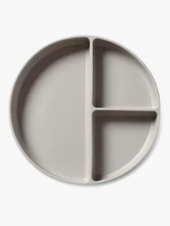 nuuroo Mingo Opdelt Tallerken Silikone, Cobblestone