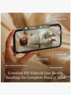 Owlet DreamSight Duo Babyalarm, Dusty Rose