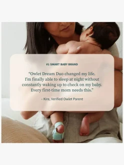 Owlet DreamSight Duo Babyalarm, Dusty Rose